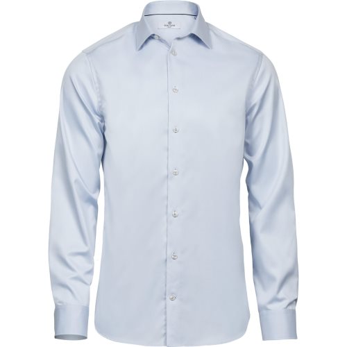 Bild av Tee Jays Mäns lyx Slim Fit långärmad Oxford-skjorta