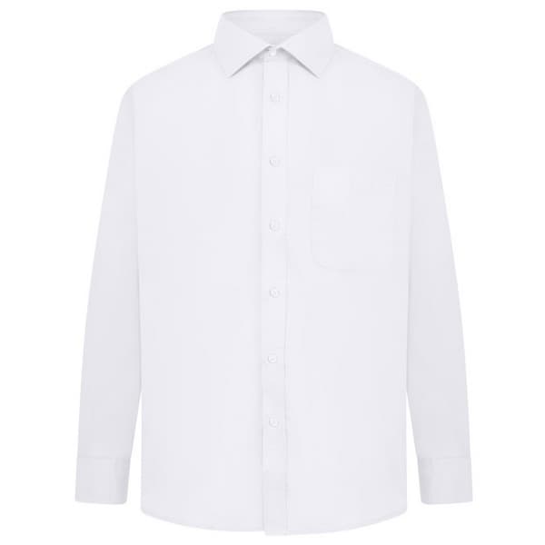Absolute Apparel Mens Long Sleeved Classic Poplin Shirt