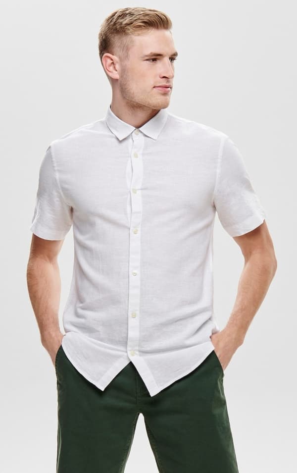 Only & Sons - onsCaiden SS Linen Shirt