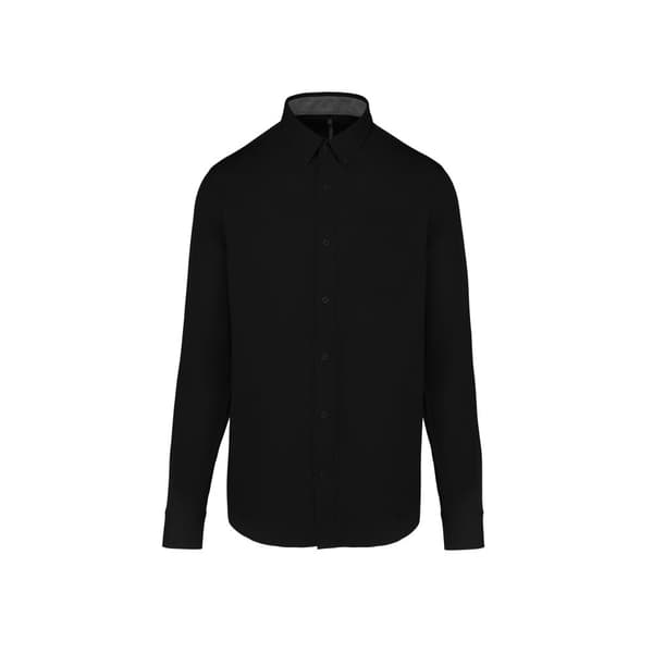 Kariban Mens Nevada Shirt Black XL