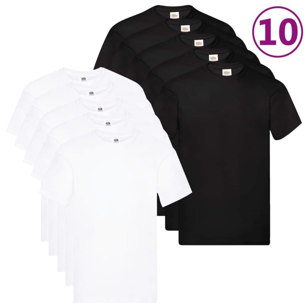 Fruit of the Loom Originale T-skjorter 10 stk 3XL bomull