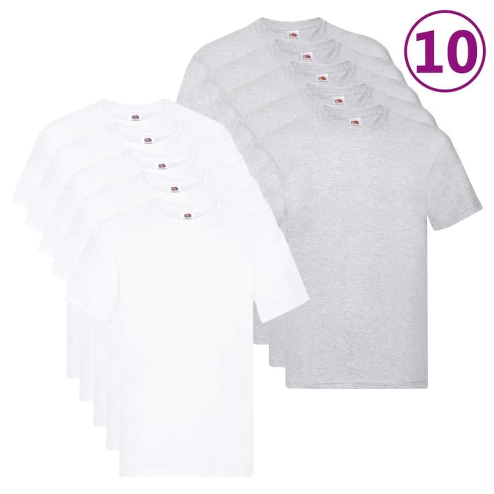 Fruit of the Loom Originale T-skjorter 10 stk 4XL bomull