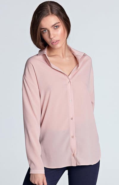 Oversize K53R Shirt, Pink, 36