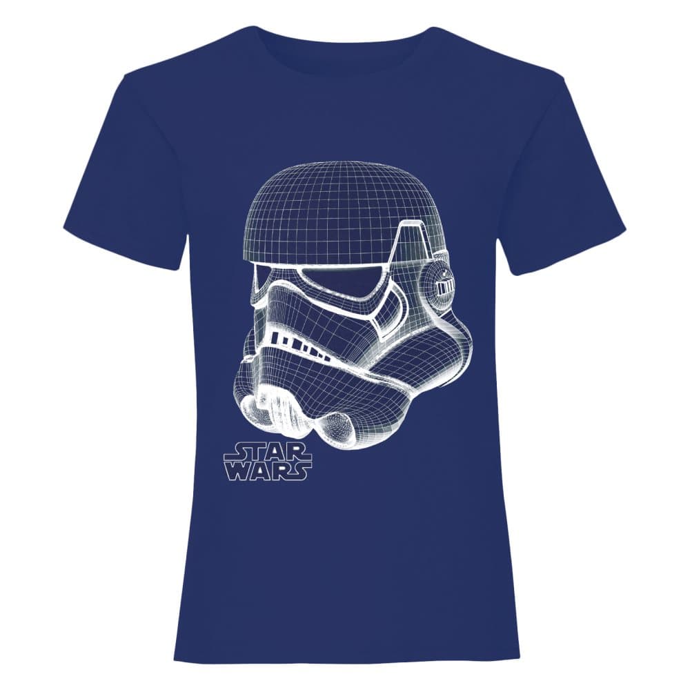 Star Wars T-shirt för pojkar med Stormtrooper Wireframe