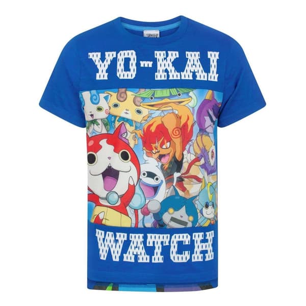 Yo-Kai Watch T-shirt med panel för pojkar för barn Multicoloured 5-6 years