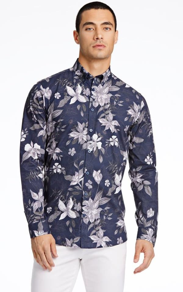 Lindbergh White - Skjorta 30-203292 Blommig