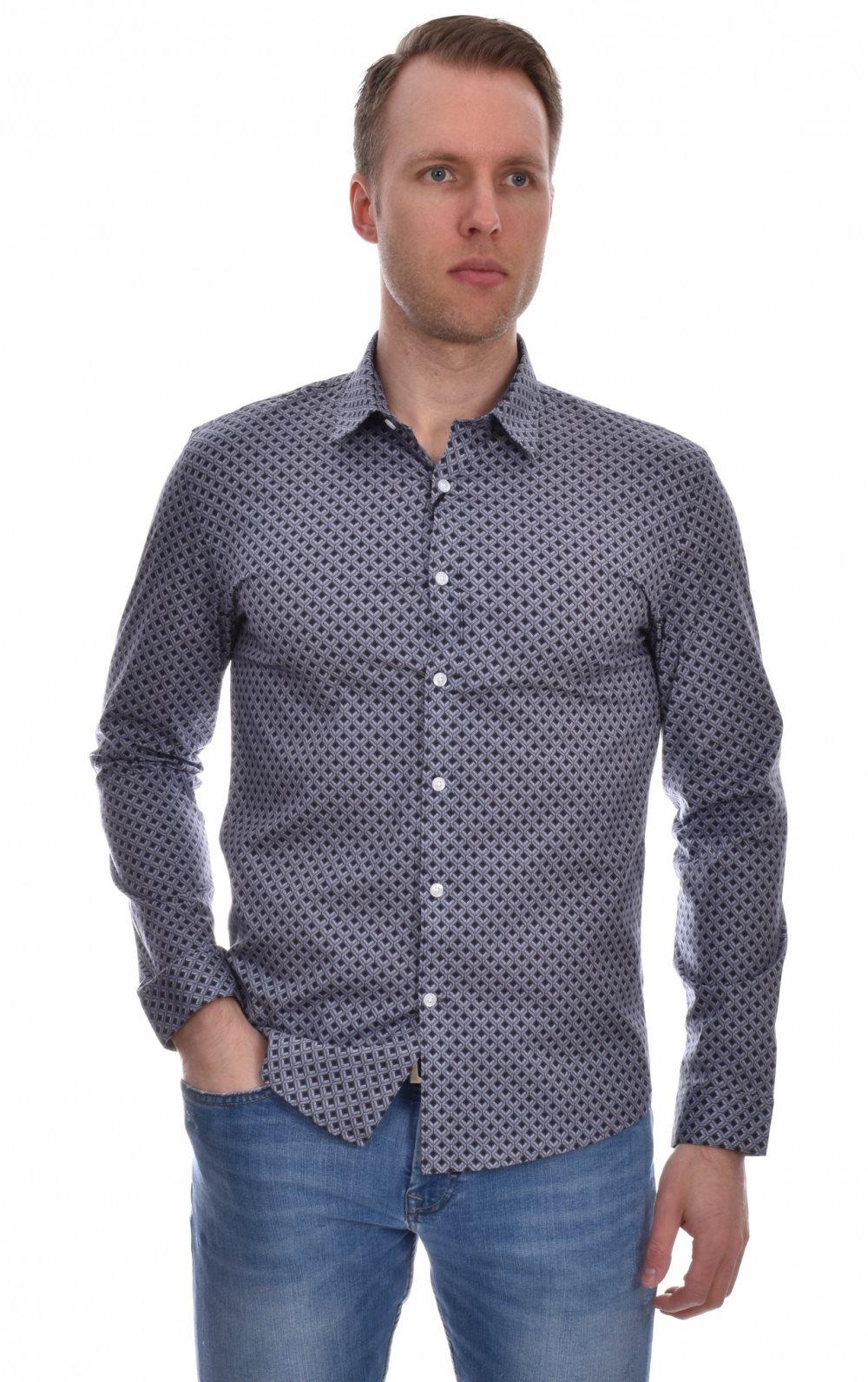 Lindbergh White - Skjorta 30-203238 Grafisk