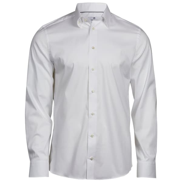 Tee Jays Mens Luxury Stretch långärmad skjorta