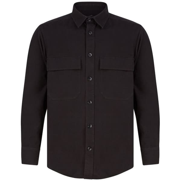 Front Row Unisex övertröja för vuxna i bomullsborrning Black XL