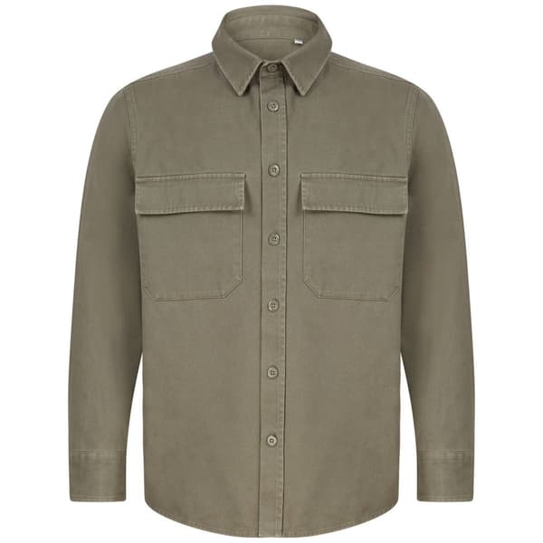 Front Row Unisex Adult Cotton Drill Overshirt