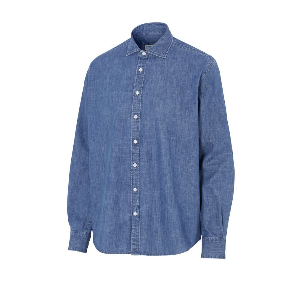Cottover Denim Slim Shirt för män