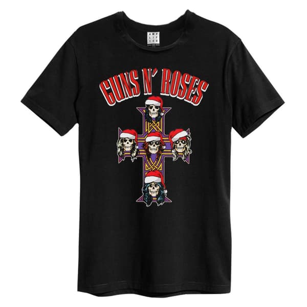 Amplified Unisex vuxen jul hatt band Guns N Roses T-Shirt