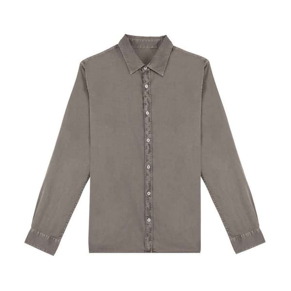 Native Spirit Mens Washed Long-Sleeved Shirt