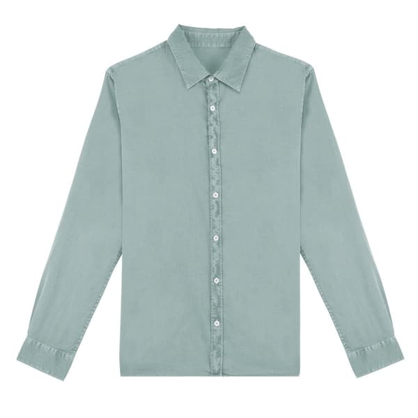 Native Spirit Mens Washed Long-Sleeved Shirt