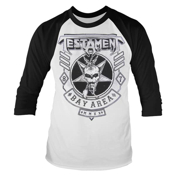 TESTAMENT - BASEBALL, BAY AREA 87 (WHITE) EUROPE 2020 TOUR S