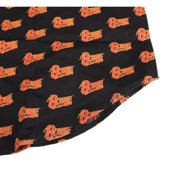 David Bowie Unisex skjorta för vuxna med logotyp överallt
