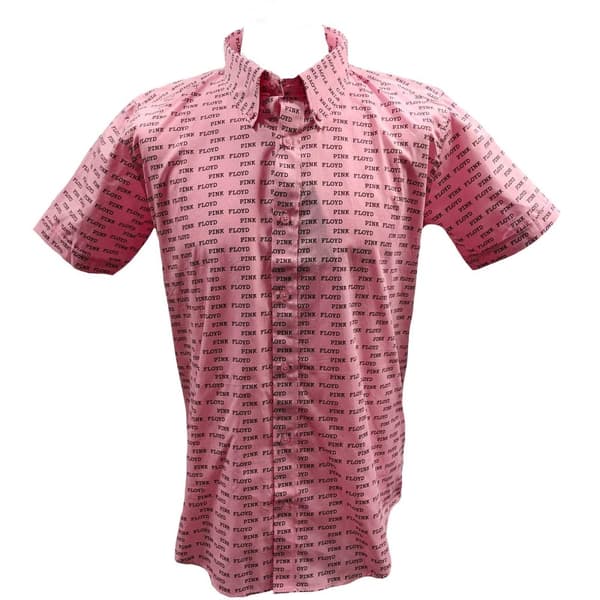 Pink Floyd Unisex skjorte med kurérmønster til voksne med print over hele kroppen