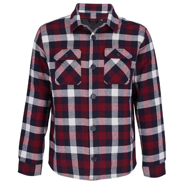 SOLS Unisex voksen Noah Flannel Padded Overshirt til voksne