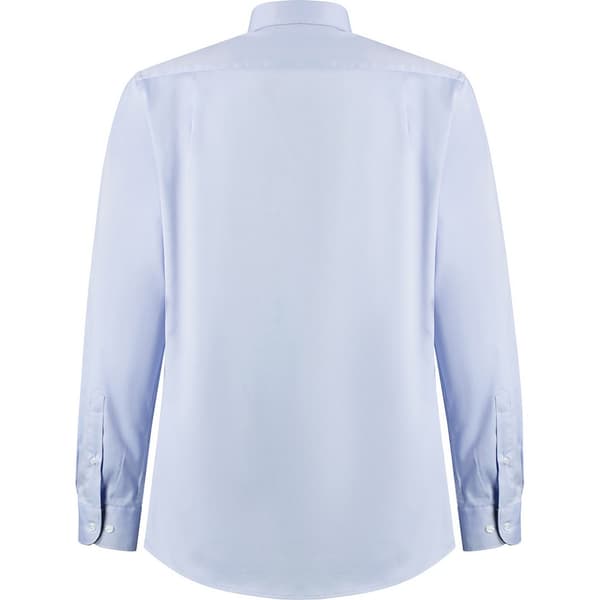 Kustom Kit Mens Premium Contrast Oxford Tailored långärmad skjorta