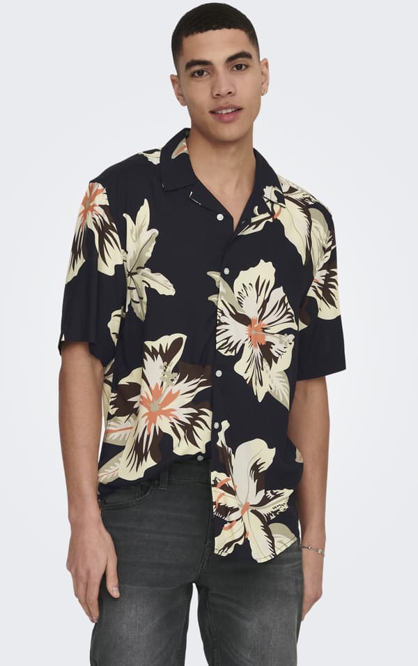 Only & Sons - onsDan SS AOP Viscose Shirt