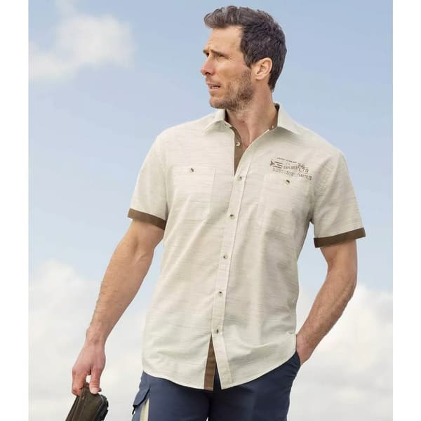 Atlas For Men Mens Slub Shirt