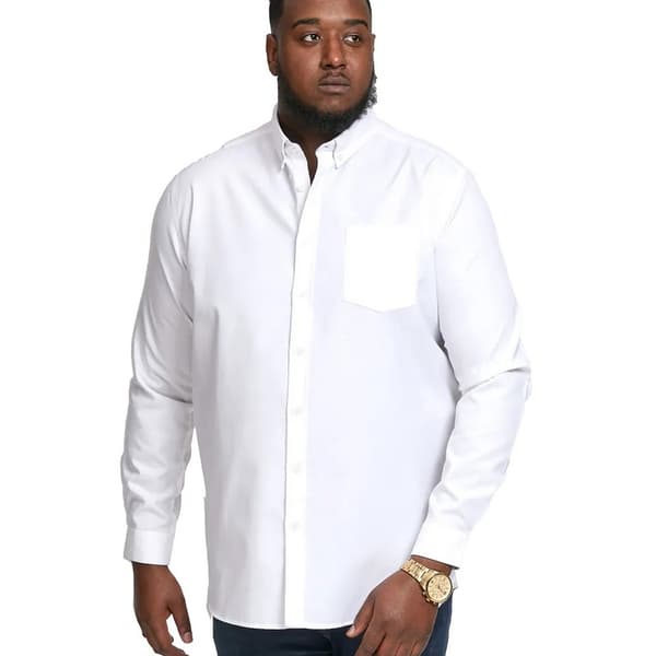 Duke Mens D555 Richard Oxford Kingsize Long-Sleeved Shirt