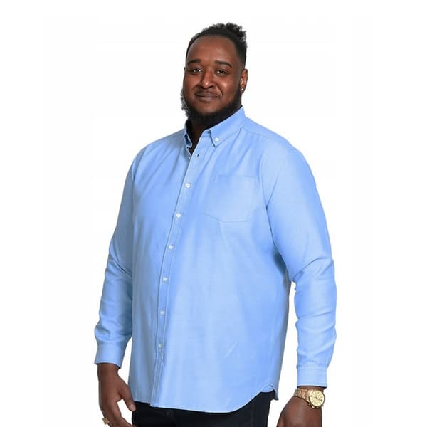 Duke Mens D555 Richard Oxford Kingsize Long-Sleeved Shirt