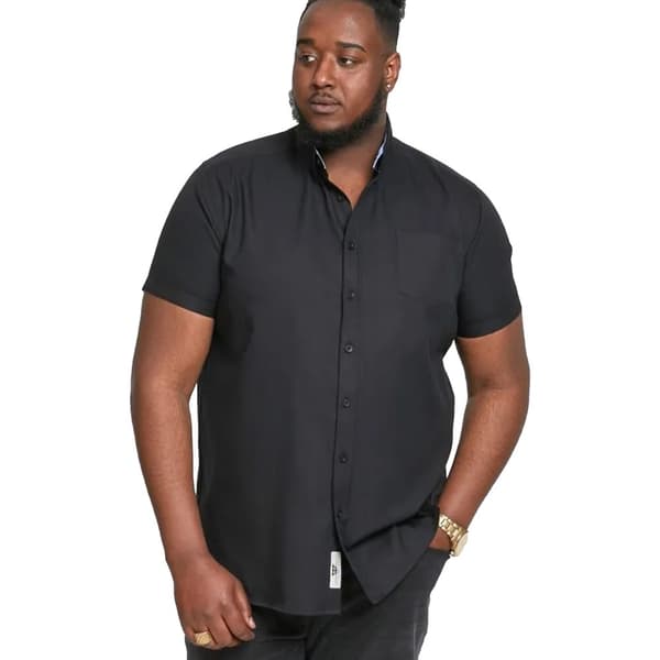 Duke Mens D555 James Oxford Kingsize Short-Sleeved Shirt