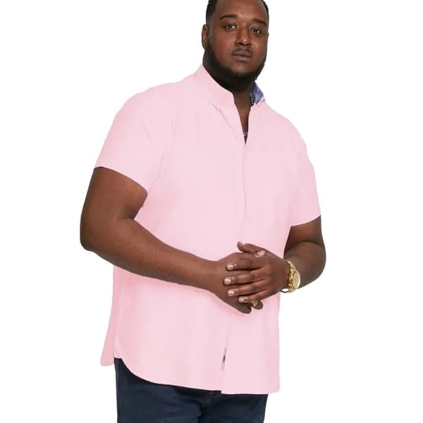 Duke Mens D555 James Oxford Kingsize Short-Sleeved Shirt