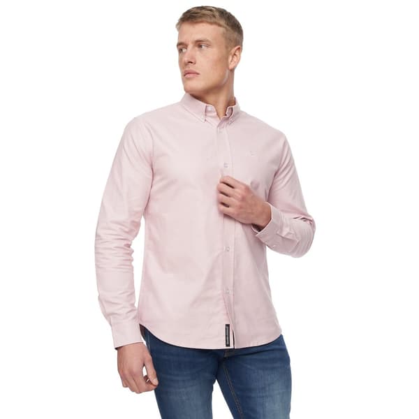 Bewley & Ritch Mens Ervin Oxford Shirt Light Pink L