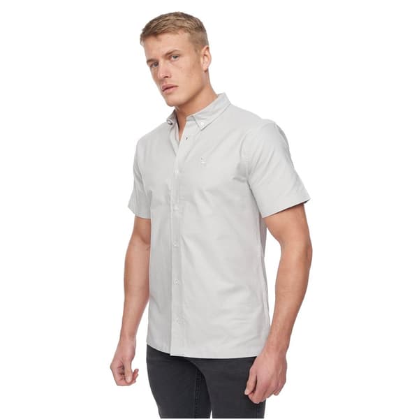 Bewley & Ritch Kortærmet Balton Oxford-skjorte til herrer Grey XL