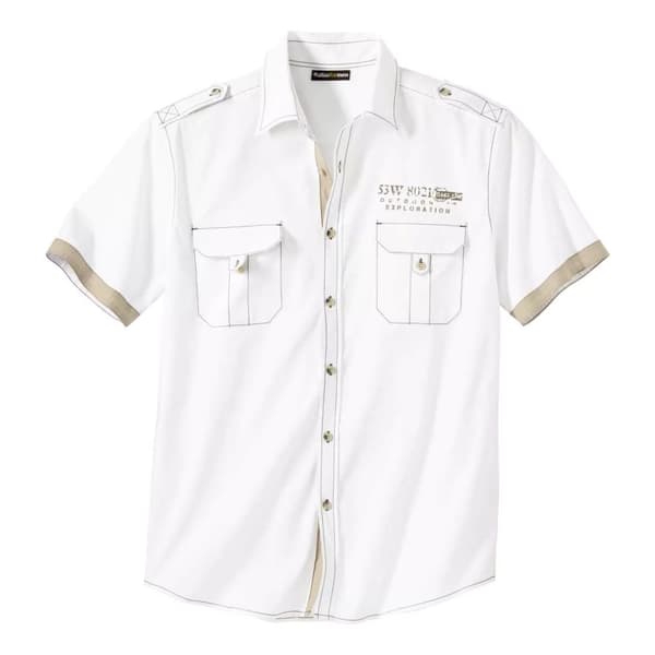 Atlas For Men Pilotskjorta för män White XXL