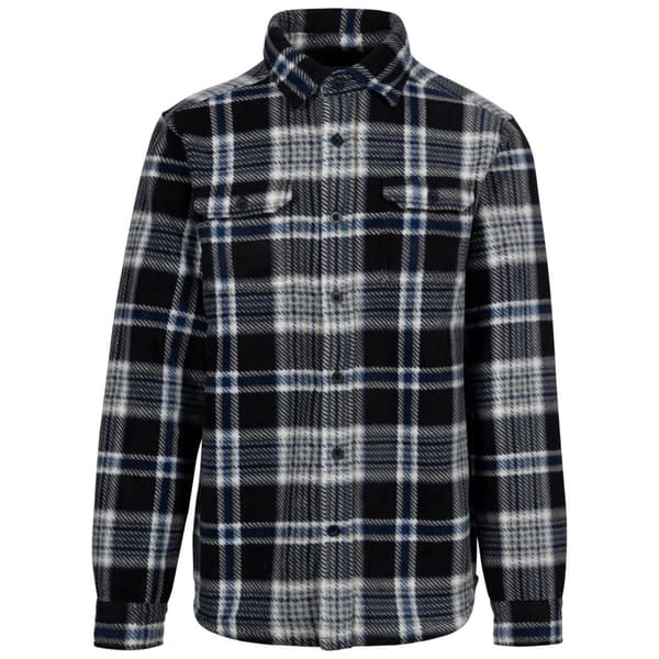 Trespass Mens Checkley Checked Microfleece Shirt