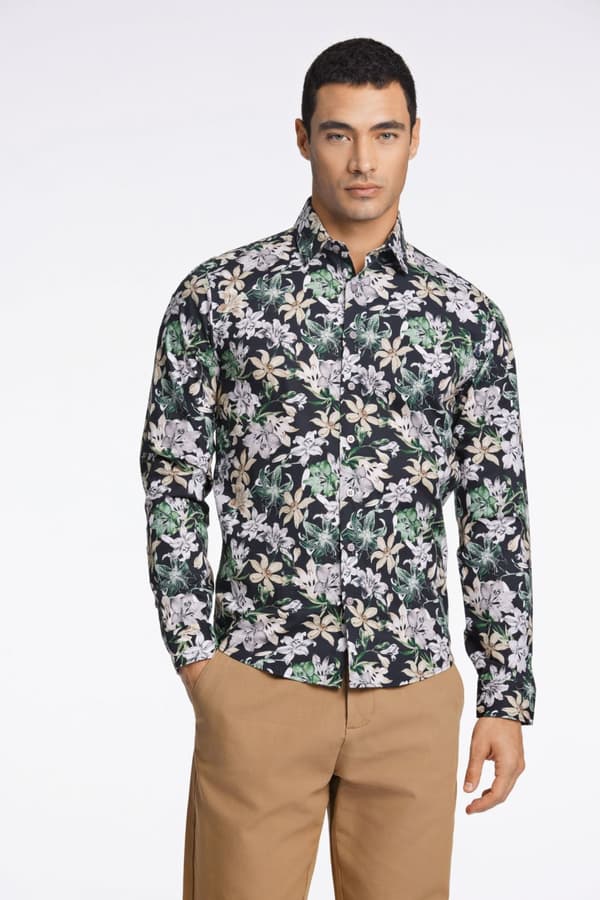 Lindbergh White - Skjorta 30-203488 Blommig