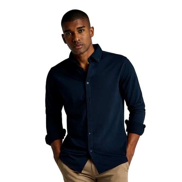 Kustom Kit Mens Superwash 60°C Tailored Long-Sleeved Shirt
