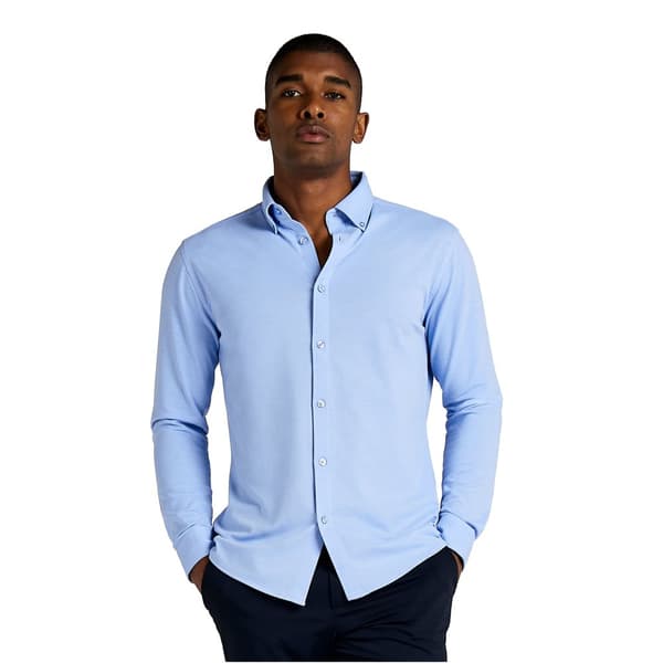 Kustom Kit Mens Superwash 60°C Tailored Long-Sleeved Shirt
