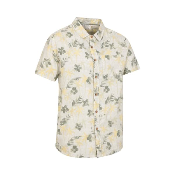 Mountain Warehouse Mens Tropical Short-Sleeved Shirt