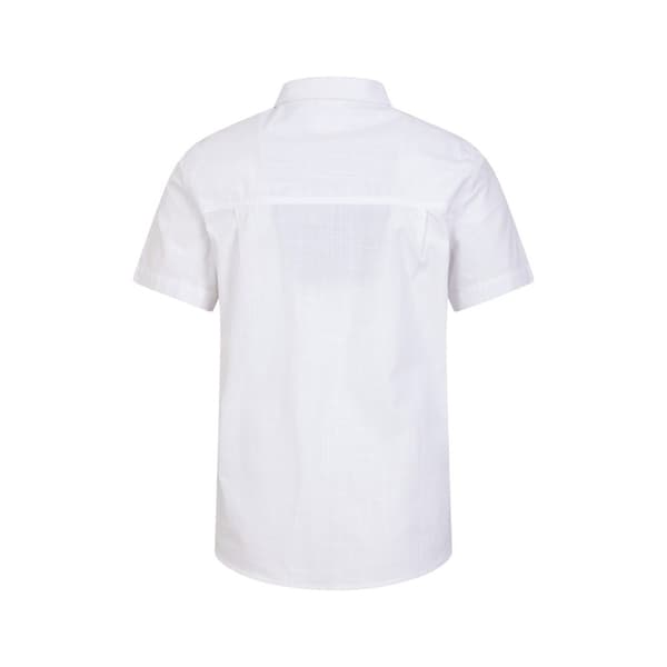 Mountain Warehouse Mens Coconut Slub Short-Sleeved Shirt