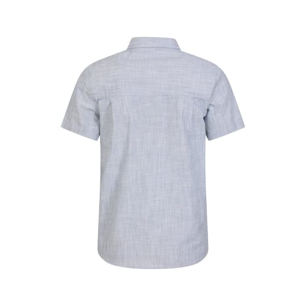 Mountain Warehouse Mens Coconut Slub Short-Sleeved Shirt