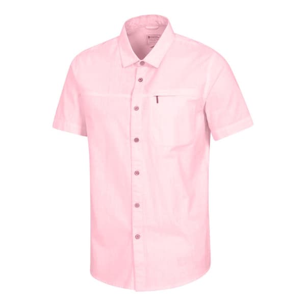 Mountain Warehouse Mens Coconut Slub Short-Sleeved Shirt