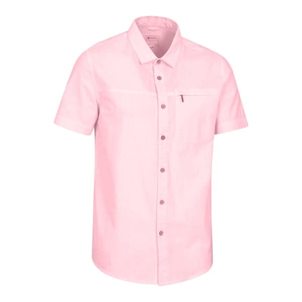 Mountain Warehouse Mens Coconut Slub Short-Sleeved Shirt