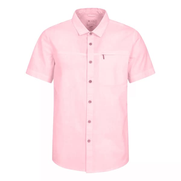 Mountain Warehouse Mens Coconut Slub Short-Sleeved Shirt