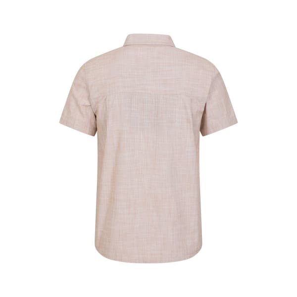 Mountain Warehouse Mens Coconut Slub Short-Sleeved Shirt