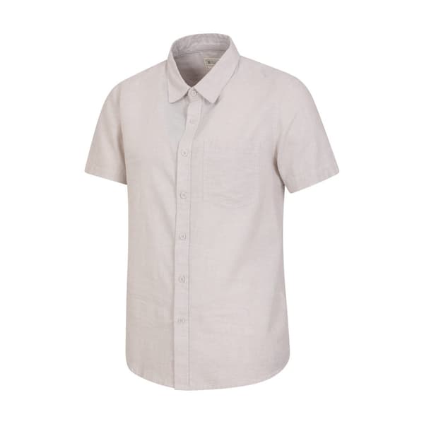 Mountain Warehouse Mens Lowe Linen Blend Shirt
