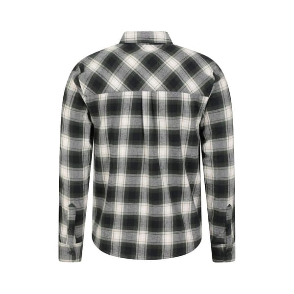 Mountain Warehouse Mens Trace Flannel Long-Sleeved Shirt