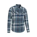 Pikkukuva 3 / 4: Mountain Warehouse Mens Trace Flannel Long-Sleeved Shirt