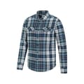 Pikkukuva 4 / 4: Mountain Warehouse Mens Trace Flannel Long-Sleeved Shirt