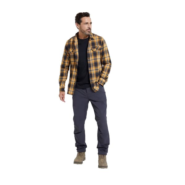 Mountain Warehouse Mens Trace Flannel Long-Sleeved Shirt