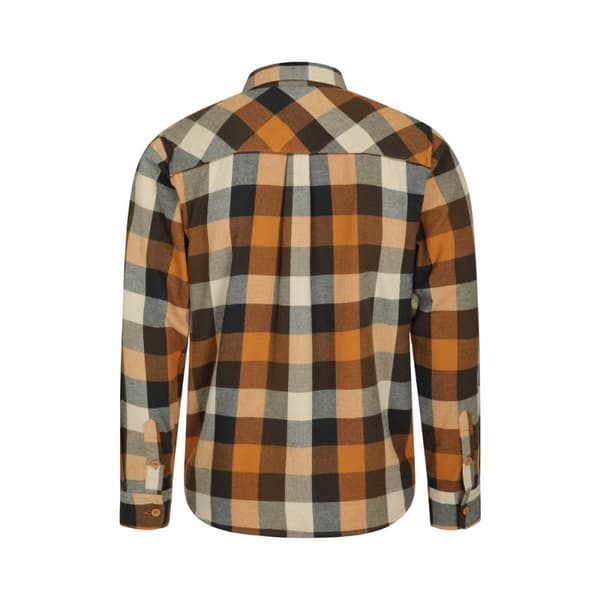 Mountain Warehouse Mens Trace Flannel Long-Sleeved Shirt