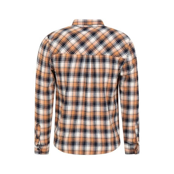 Mountain Warehouse Mens Trace Flannel Long-Sleeved Shirt